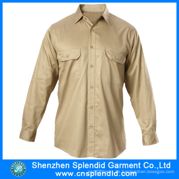 Guangdong Großhandel Männer Baumwollhemden mit hoher Qualität
